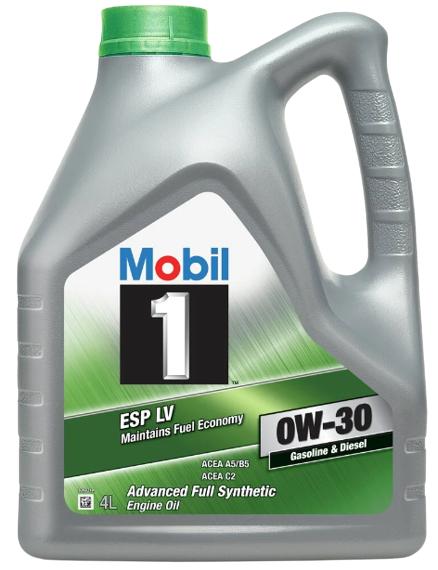 Ulei de motor sintetic MOBIL 1 ESP LV 0W-30, 4 litri